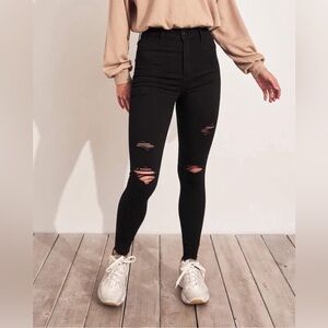 Hollister High-Rise Jean Legging Hollister Black stretch Size 5R